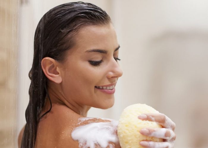 washing body with natural products
