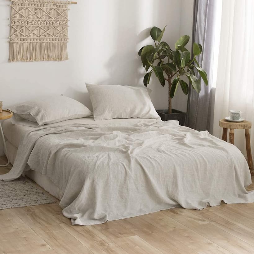 linen bedding set