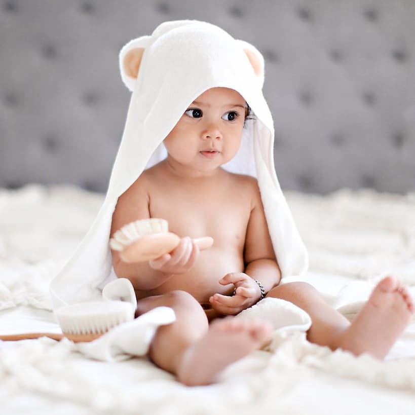 Bamboo Baby Towel With Hood