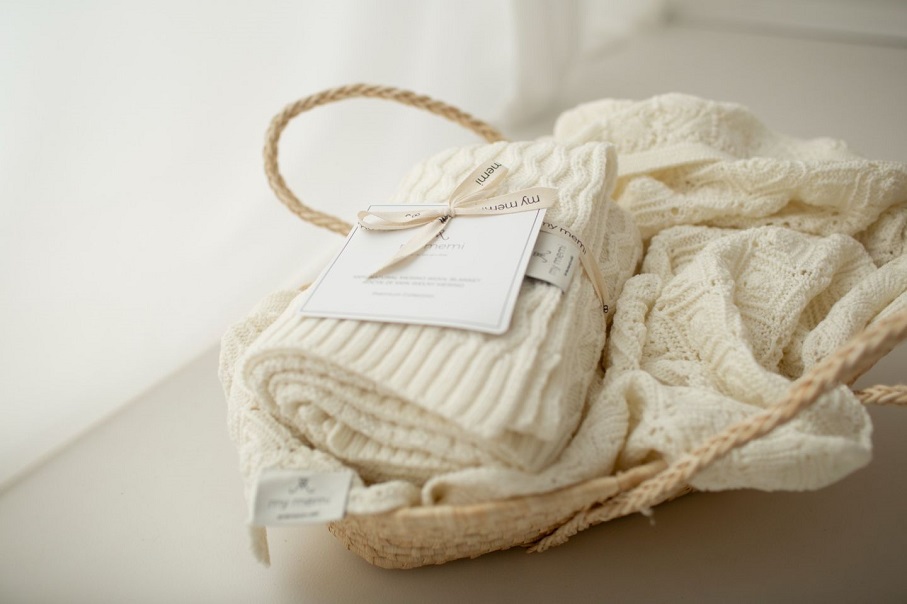 natural merino wool blanket